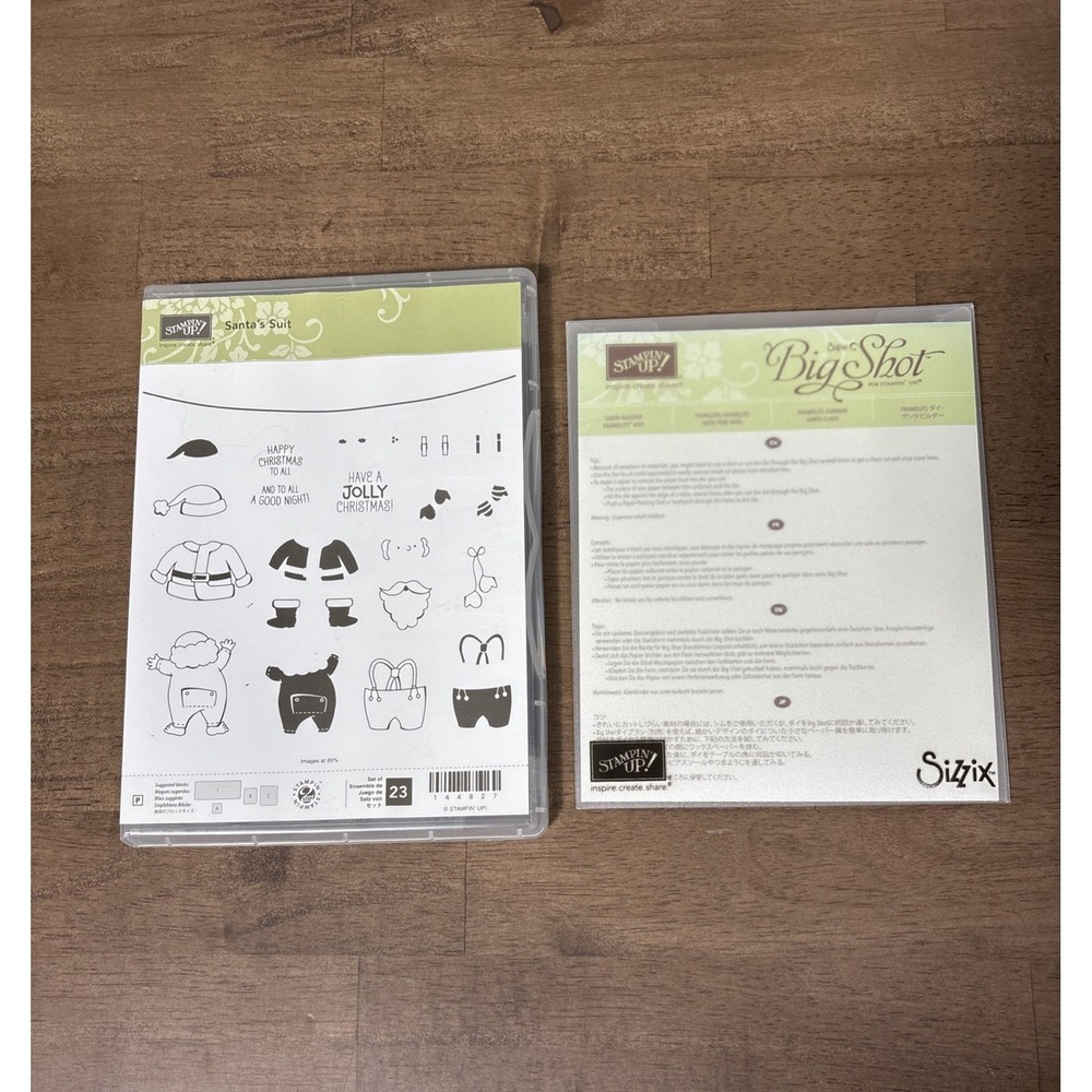 Stampin' Up! Santa's Suit Stamps & Santa Builder Framelits Dies